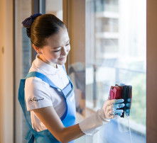 高清圖片中的建筑物清潔服務 現代都市的“隱形美容師”